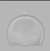 Siyah Silikon Renkli Bone Düzrenk Slikon Bone  Gri Standart thumbnail 1