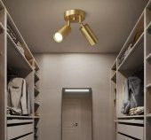 MYLİGHTS LED AVİZE LED SPOT LED APLİK MAT GOLD KAPLAMA ÜRÜN BOYA DEĞİL AMPUL DAHİL - 1