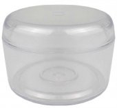 KUTU AKRİLİK YUVARLAK 5,4x3,5 CM ŞEFFAF 1 ADET thumbnail 1