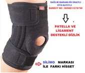 Menisküs Ağrıları Için Patella Destekli Fleksible Balenli Dizlik Ligament Destekli Iç Ve Yan Bağ - 1