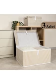 3 Adet Çok Amaçlı Düzenleyici Kutu Mega Kahverengi thumbnail 1