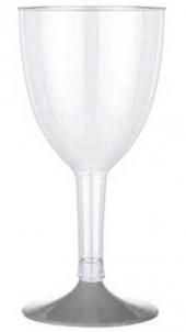 KADEH AKRİLİK 185 CC GÜMÜŞ 6 ADET thumbnail 1