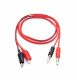 Bağlantı Kablosu (Krokodil+Banana) 100cm, Çift/Paket thumbnail 1