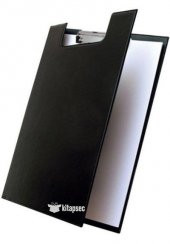 Sekreterlik Kapaklı Siyah A-4 Pvc 1 Adet Okul Büro Ofis Öğrenci - 5