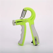 Sertlik Ayarlanabilir 5-60kg Direnç Sayaçlı El Egzersiz Yayı Kırmızı  Yeşil - 2