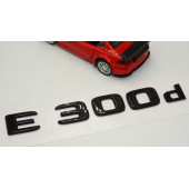E 300d Bagaj Parlak Siyah ABS 3M 3D Yazı Logo - 3