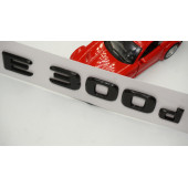 E 300d Bagaj Parlak Siyah ABS 3M 3D Yazı Logo - 4