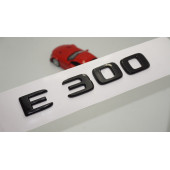 E 300 Bagaj Parlak Siyah ABS 3M 3D Yazı Logo - 1