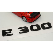 E 300 Bagaj Parlak Siyah ABS 3M 3D Yazı Logo - 3