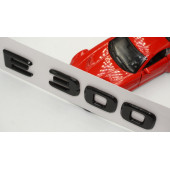 E 300 Bagaj Parlak Siyah ABS 3M 3D Yazı Logo - 4