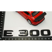 E 300 Bagaj Parlak Siyah ABS 3M 3D Yazı Logo - 5