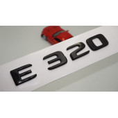 E 320 Bagaj Parlak Siyah ABS 3M 3D Yazı Logo - 1