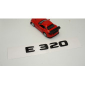 E 320 Bagaj Parlak Siyah ABS 3M 3D Yazı Logo - 2