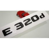 E 320d Bagaj Parlak Siyah ABS 3M 3D Yazı Logo - 1