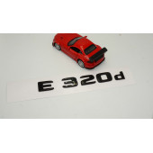E 320d Bagaj Parlak Siyah ABS 3M 3D Yazı Logo - 2