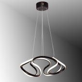 TT Aydınlatma TT307-40-SY  Helezon Modeli Mat Siyah Led Avize - 1