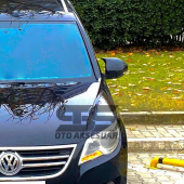 Volkswagen Tiguan 2008-2015 Yarasa Ayna Kapağı Sinyalli Piano Black Batman - 3