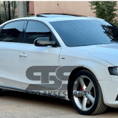 Audi A4 B8 2009 ve arası2014 Yarasa Ayna Kapağı Piano Black Abs Plastik BATMAN - 6