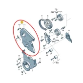 Audi A6 1996-2001 1.8 ADR APT Motor Triger Üst Kapağı 058109107B - 3