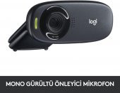 Logitech C310 HD 720p Web Kamerası - Siyah - 4