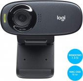Logitech C310 HD 720p Web Kamerası - Siyah - 5