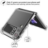 Samsung Z Flip 3 Şeffaf Korumalı Silikon Kılıf - Kapak thumbnail 5