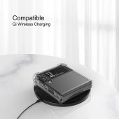 Samsung Z Flip 3 Şeffaf Korumalı Silikon Kılıf - Kapak thumbnail 10