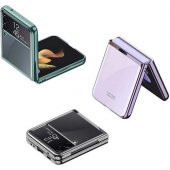 Samsung Z Flip 4 Şeffaf Korumalı Silikon Kapak & Kılıf - 2
