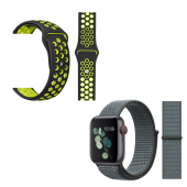 Watch Nike Esnek Silikon Kordon Ve Hasır Kordon 42-44 mm - 2