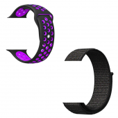 Watch Nike Esnek Silikon Kordon Ve Hasır Kordon 42-44 mm - 2