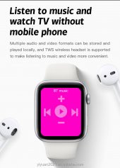 Apple Uyumlu Watch 7 Son Sürüm Nike 44 Gümüş Akıllı Saat Giyilebilir Teknoloji Android İos Uyumlu WatchOs - 1