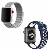 Watch Nike Esnek Silikon Kordon Ve Hasır Kordon 42-44 mm - 2