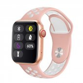 Pro 5 Beyaz Bluetooth Kulaklık Watch 7 Pembe Nike Akıllı Saat - 1