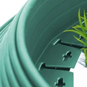 Lux Garden Çim Ayırıcı 20 M Yeşil Çim Sınırlayıcı Taş Toprak Ayıracı Çim Ayracı Çim Ayırıcı Bariyeri - 4