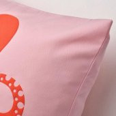 Ahtapot Desenli Kırlent Kılıfı MeridyenDukkan Pembe 50x50 cm Desenli Kırlent - 3