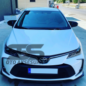 Toyota Corolla 2018 model Sonrası E210 Yarasa Ayna Kapağı Piano Black Abs Plastik Batman - 1