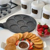 Eda Döküm Gülenyüz Pankek Krep Tavası - 1