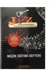 JAZZ SOLFEJ DERSLERİ İÇİN KALIN YAPRAKLI MÜZİK DEFTERİ - 1