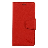 Vestel Venus V3 5010 Orijinal Cüzdanlı Kılıf Kırmızı - 1