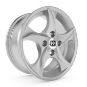 FORD UYUMLU JANT KM444 6X14 4X108 ET-35 67.2 SİLVER ( 4 ADET) - 1