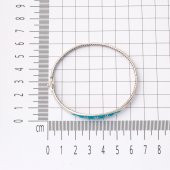 Turkuaz Yıldızı 14 Ayar Altın Kelepçe Bilezik thumbnail 5