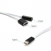 Type C To 3.5mm Stereo Kulaklık Şarj Çevirici Dönüştürücü Adaptör - 7