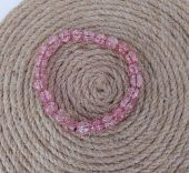 Pembe Kuvars Doğal Taş Çakra Elastik Bileklik Unisex Yoga Enerji Bilezik Takı thumbnail 2