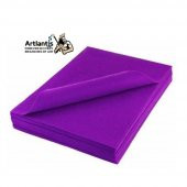 Mor Keçe A4 2 mm 20x30 cm 5 li 1 Paket Okul Kreş Etkinlik - 2