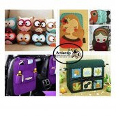 Mor Keçe A4 2 mm 20x30 cm 5 li 1 Paket Okul Kreş Etkinlik - 7