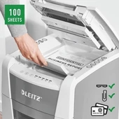 Leitz Iq Autofeed 100 Otomatik Küçük Ofis Evrak Imha Makinesi P5 - 4