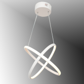 TT Aydınlatma TT315-BY  2Halka Modeli Mat Beyaz Led Avize - 1