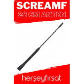 Oto 28 Cm Sport Araç Çubuk Anten - Siyah - 1