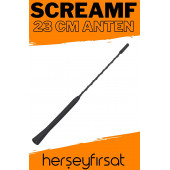 Oto 23 Cm Sport Araç Çubuk Anten - Siyah - 1