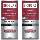 Bioblas Forte Yoğun Saç Dökülmelerine Karşı Bitkisel Şampuan 360 ml 2 ADET - 1